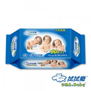 拭拭樂 天然保濕嬰兒柔濕巾(90抽x24包)