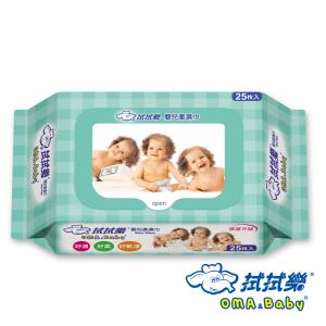 拭拭樂 嬰兒柔濕巾/濕紙巾(25抽x36包)-隨身便利包